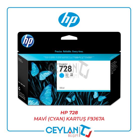 HP 728 Mavi (Cyan) Kartuş F9J67A
