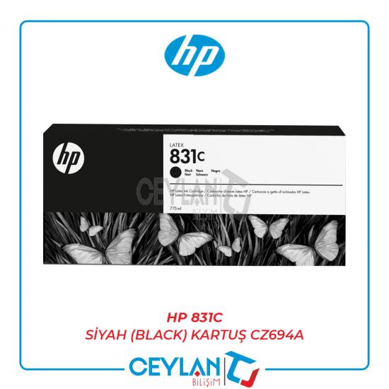 HP 831C Siyah (Black) Kartuş CZ694A