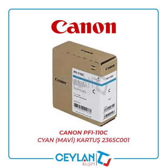 Canon PFI-110C Cyan (Cyan) Kartuş  2365C001