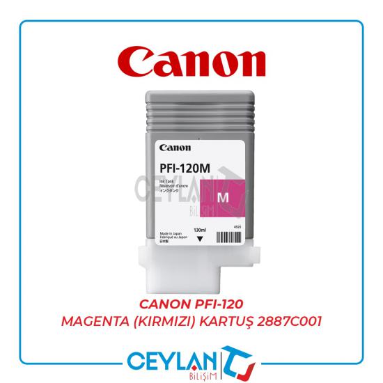 Canon PFI-120 Magenta (Kırmızı) Kartuş 2887C001