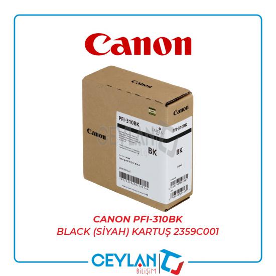 Canon PFI-310BK Black (Siyah) Kartuş  2359C001