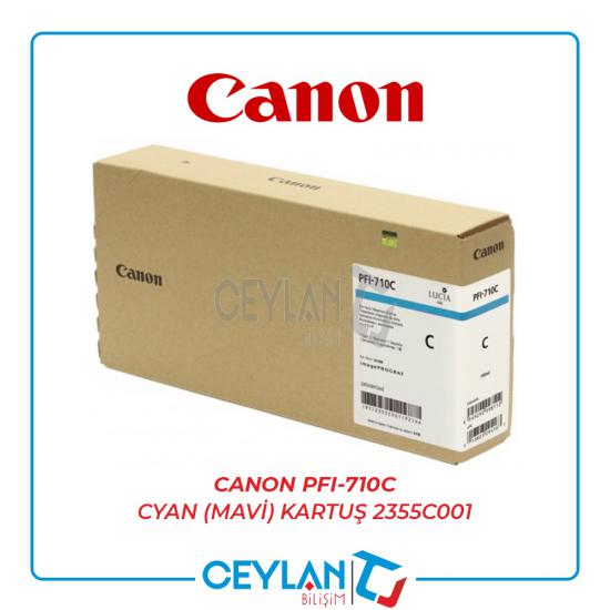 Canon PFI-710C Cyan (Mavi) Kartuş 2355C001