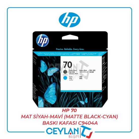 HP 70Mat Siyah-Mavi (Matte Black-Mavi) Baskı Kafası C9404A