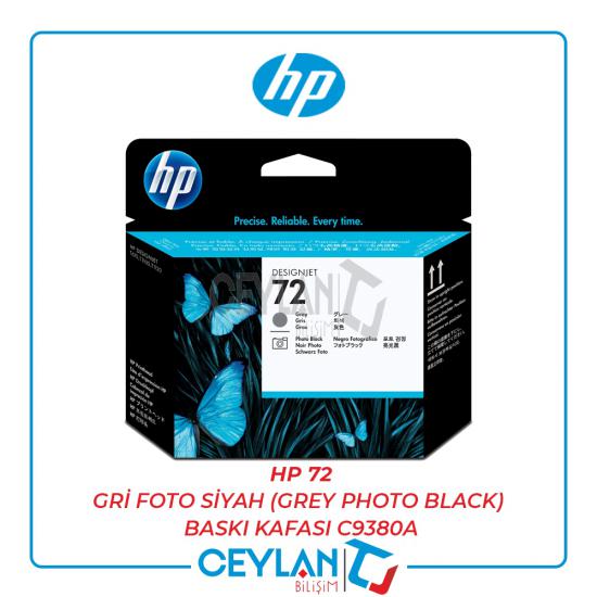 HP 72 Gri Foto Black (Grey Photo Black) Baskı Kafası C9380A