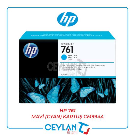 HP 761 Mavi (Cyan) Kartuş CM994A
