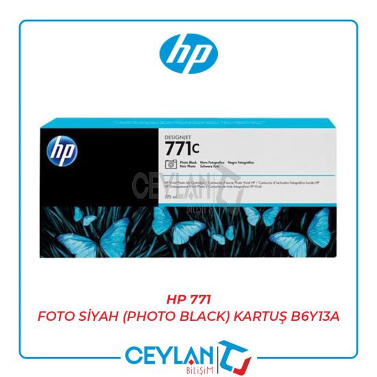 HP 771 Foto Siyah (Photo Black) Kartuş B6Y13A
