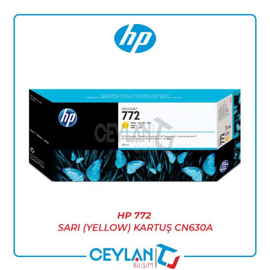 HP 772 Sarı (Sarı) Kartuş CN630A