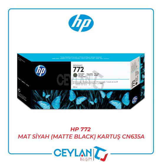 HP 772 Mat Siyah (Matte Black) Kartuş CN635A