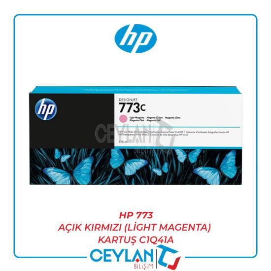 HP 773 Açık Kırmızı (Light Magenta) Kartuş C1Q41A