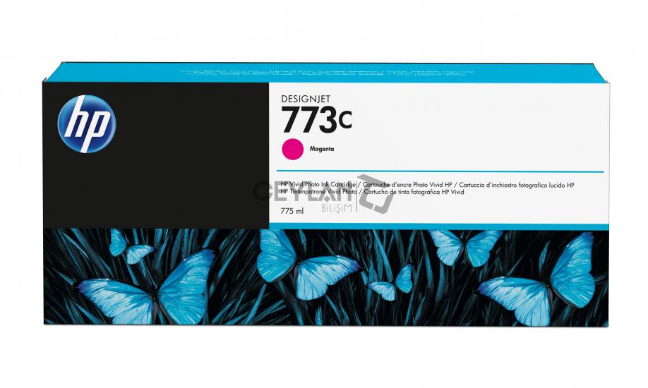 HP 773 Kırmızı (MAGENTA) Kartuş C1Q39A