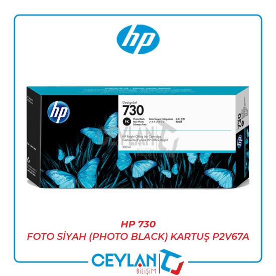 HP 730 Foto Siyah (Photo Black ) Kartuş P2V67A