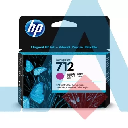 HP 712-3ED68A Kırmızı Orijinal Kartuş