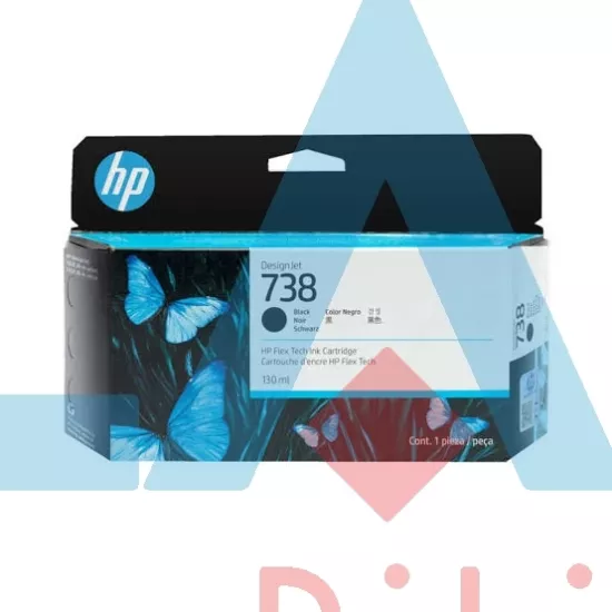 HP 738-498N4A Siyah Orijinal Kartuş