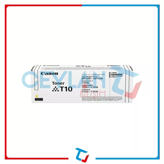 Canon T10 4563C001 Sarı Orijinal Toner