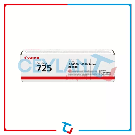 Canon CRG-725 3484B002 Siyah Orijinal Toner