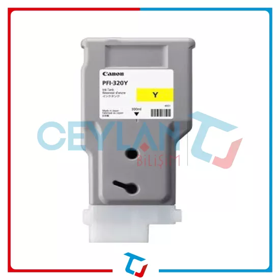 Canon PFI-320 Yellow (Sarı) Kartuş  2893C001