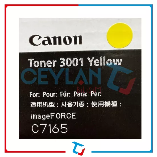 Canon 3001 Yellow Toner Cartridge 6495C001AA