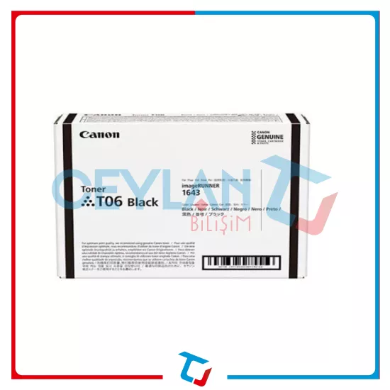 Original Canon T06 Black Toner Cartridge (3526C002AA)