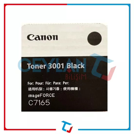 Canon 3001 Black Toner Cartridge 6942C001AA