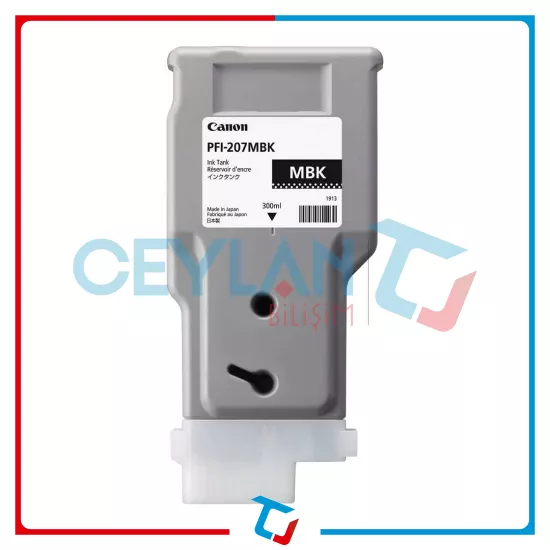 Canon PFI-207MBK/8788B001 Mat Siyah Orijinal Kartuş
