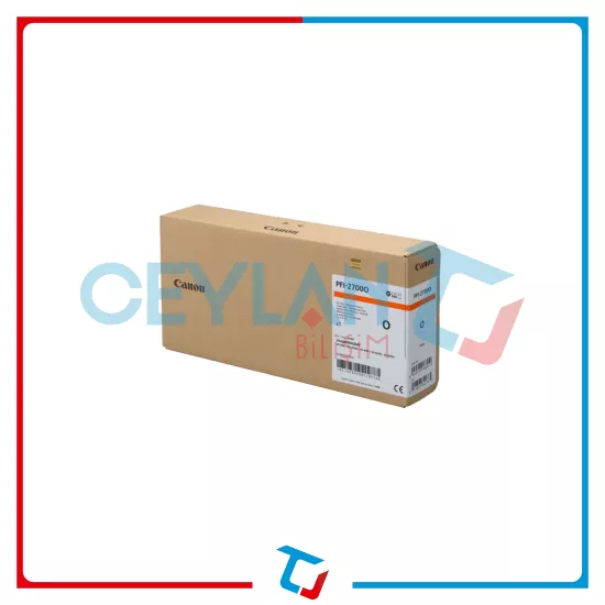 Canon PFI-2700 O (Orange) Turuncu Orijinal Mürekkep Kartuş 700 Ml.