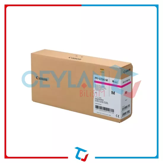 Canon PFI-3700 M (Magenta) Kırmızı Orijinal Mürekkep Kartuş 700 Ml