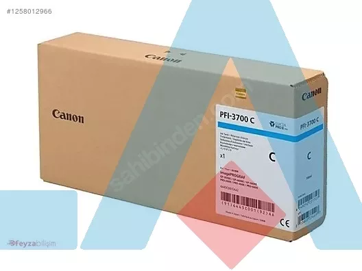 Canon Pfı-3700 Pc Photo Cyan Mürekkep Kartuş 700 Ml.