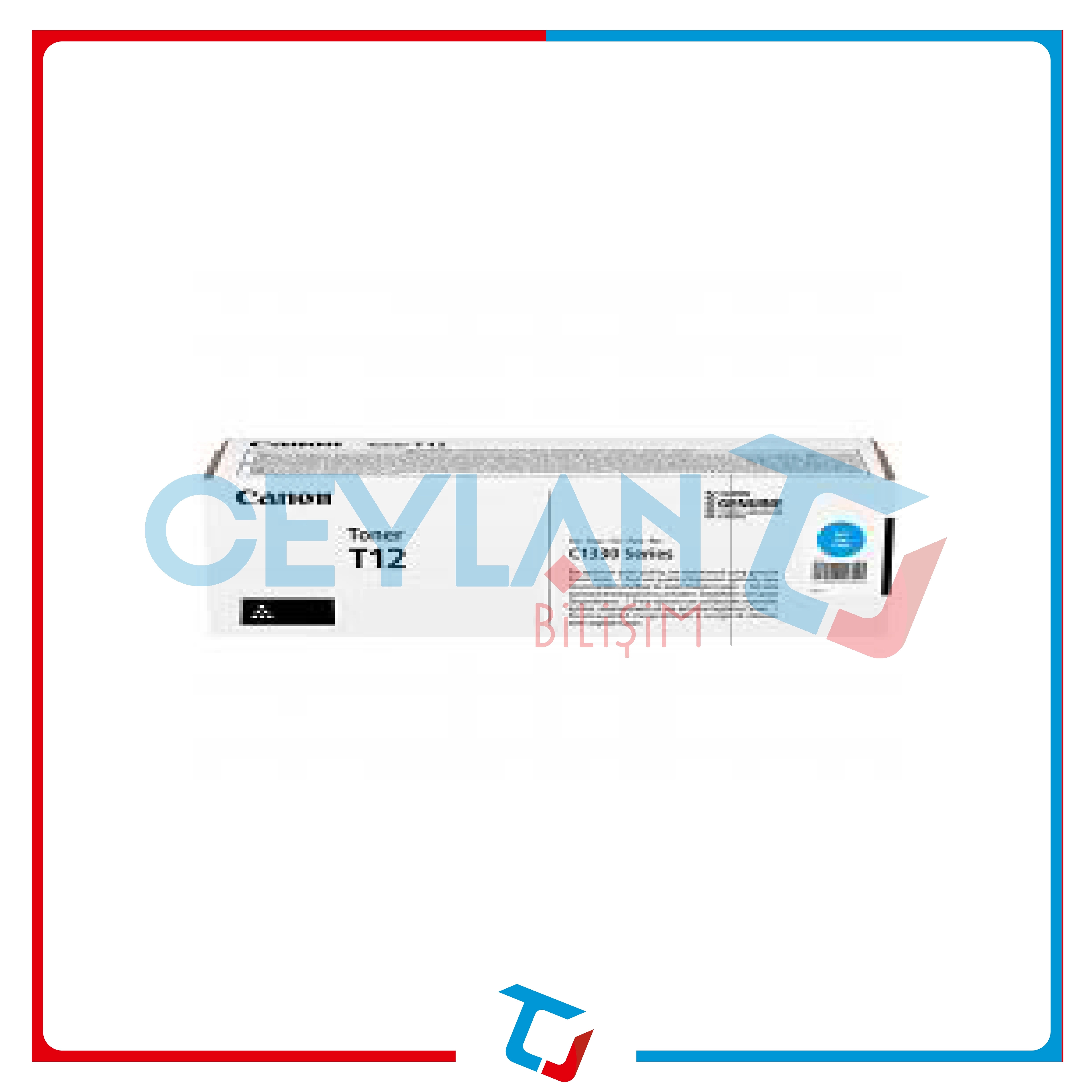 Original Canon T12 Cyan Toner  (5097C006AA)